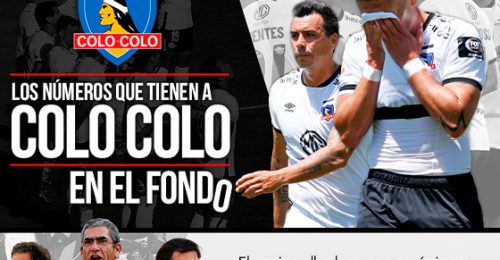 Números de Colo-Colo en el fondo