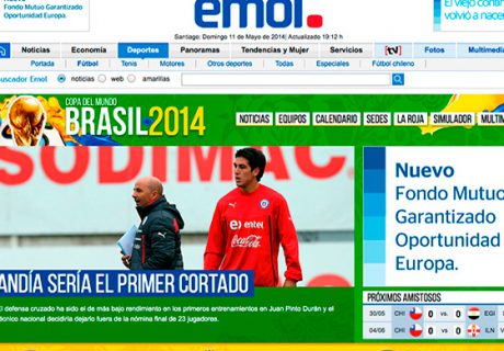 Mundial de Brasil 2014 para Emol